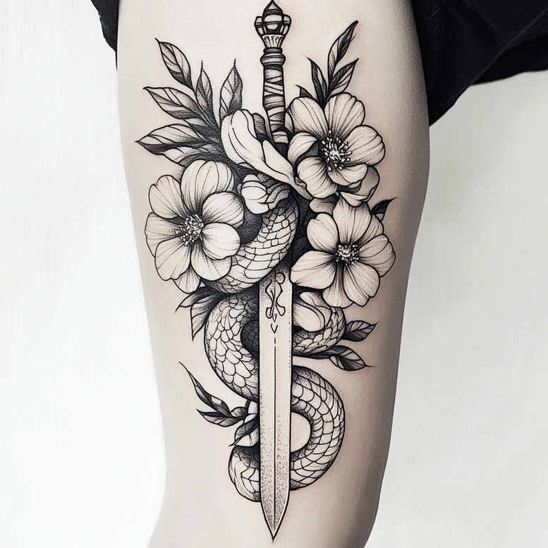 other-delicate tattoo design ideas no excess fine lines stands for courage
