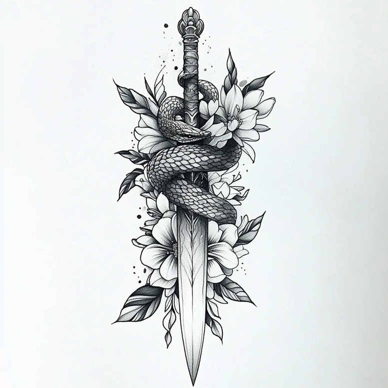 other-delicate tattoo design ideas unembellished floral elements for lower leg