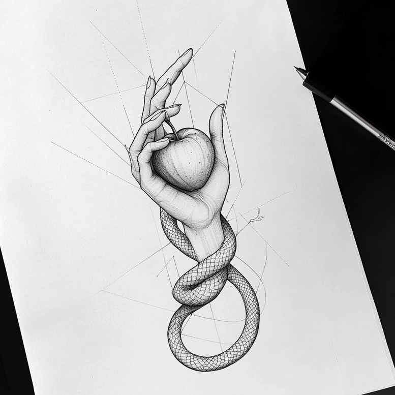 other-delicate tattoo design ideas slender flowing for upper chest