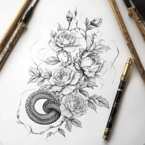 other-delicate tattoo design ideas simple icon intricate symbolising courage