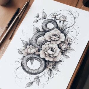 other-delicate tattoo design ideas monochrome ornamental for ankle