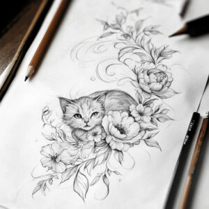 other-delicate tattoo design ideas elemental smooth gradients endurance and power
