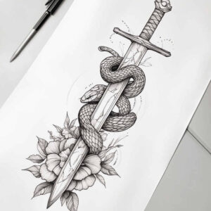 other-delicate tattoo design ideas compact smooth gradients shows courage