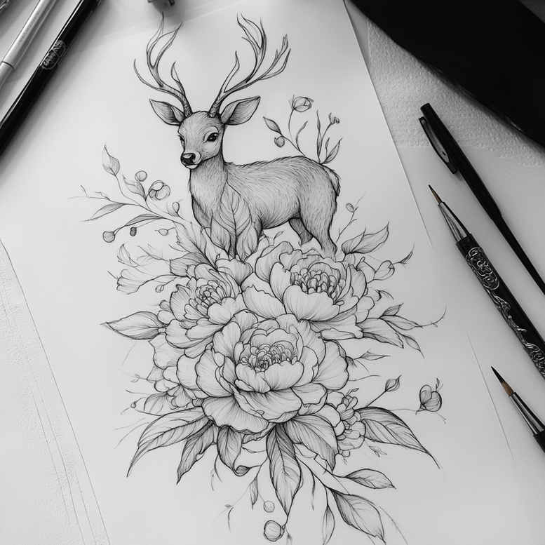 tattoos-with-fine-lines – tattoo design ideas free ai generated – pure-motif – for-wrist – Gallery: other-delicate-inkby-ai