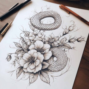 thin-lines – tattoo design ideas free ai generated – tiny-motif – for-abdomen – Gallery: other-delicate-inkby-ai