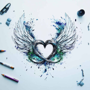 wave-tattoos – tattoo design ideas free ai generated – gentle – for-elbow – Gallery: other-delicate-inkby-ai