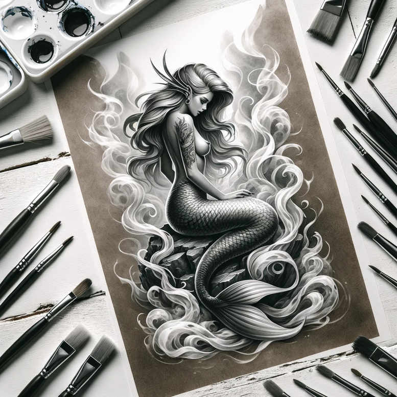 magical-spell-tattoo-surrealism-enigmatic-aura-for-hip – tattoo design ideas free ai generated – Gallery: other-fantastic-inkby-ai