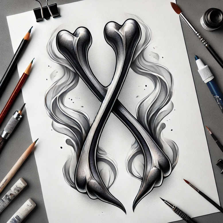 flower-light-tattoo – tattoo design ideas free ai generated – neotraditional-precise-lines – for-calf – Gallery: other-flowers-inkby-ai