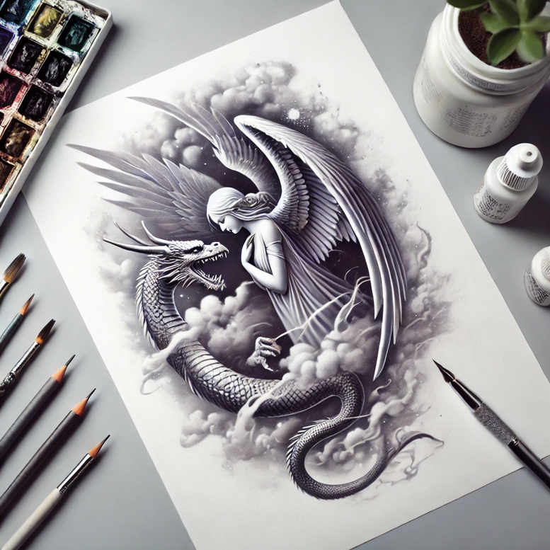 other-greece tattoo design ideas Surrealism melted shapes naturalistic represents strength