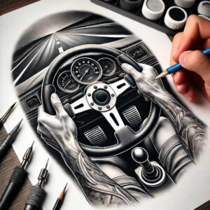 cinema-hobby – tattoo design ideas free ai generated – realism-realistic-gleam – for-side – Gallery: other-hobby-inkby-ai