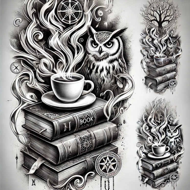 hobby – tattoo design ideas free ai generated – realism-high-contrast – for-upper-shoulder – Gallery: other-hobby-inkby-ai