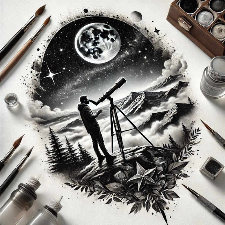motorcycle-hobby – tattoo design ideas free ai generated – realism-smooth-gradients – for-toe – Gallery: other-hobby-inkby-ai
