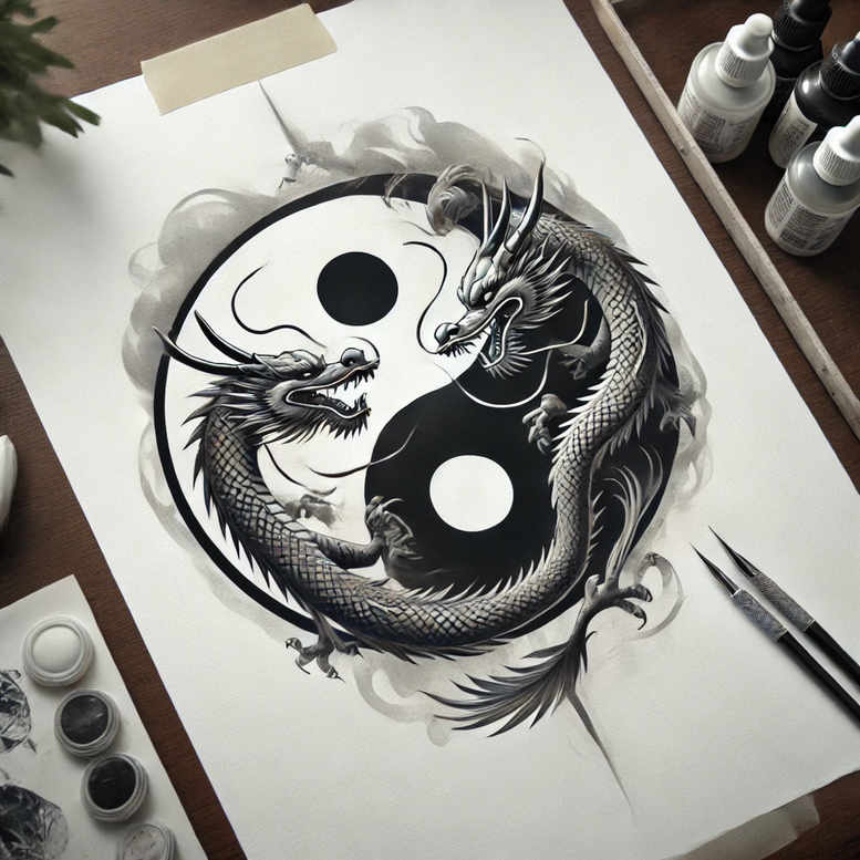 airy – tattoo design ideas free ai generated – surrealism-enigmatic-light – for-temple – Gallery: other-other-inkby-ai