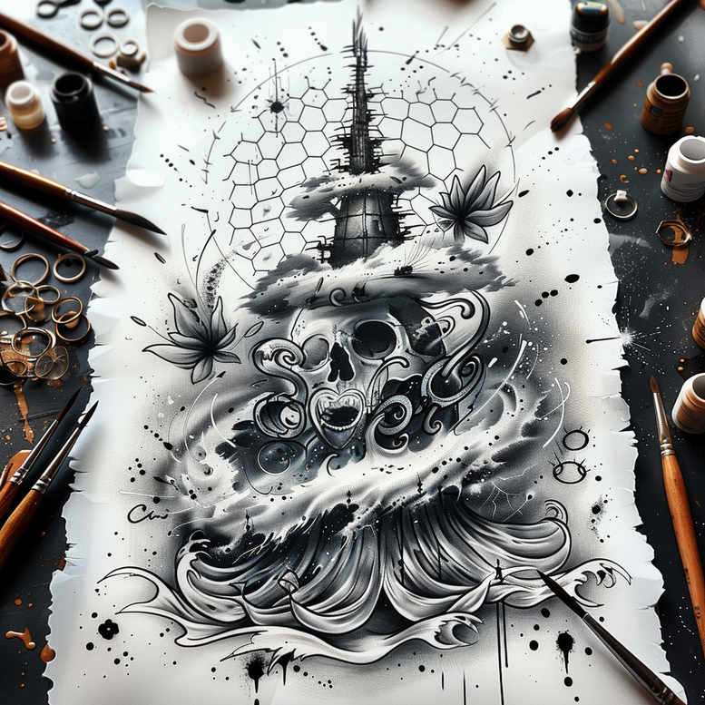 clear-edge – tattoo design ideas free ai generated – neotraditional-classic-motifs – for-fingers – Gallery: other-other-inkby-ai