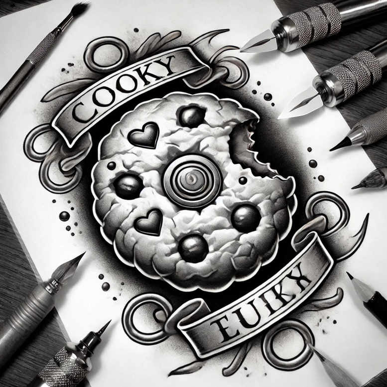 short-stroke – tattoo design ideas free ai generated – neotraditional-decorative-elements – for-calf – Gallery: other-other-inkby-ai