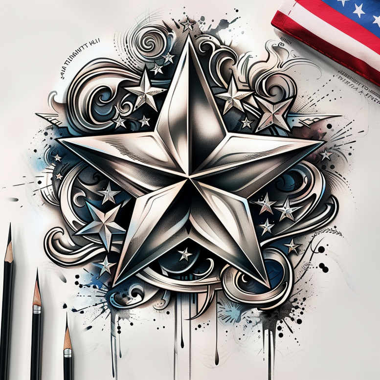 single-color – tattoo design ideas free ai generated – realism-sharp-focus – for-arm – Gallery: other-other-inkby-ai