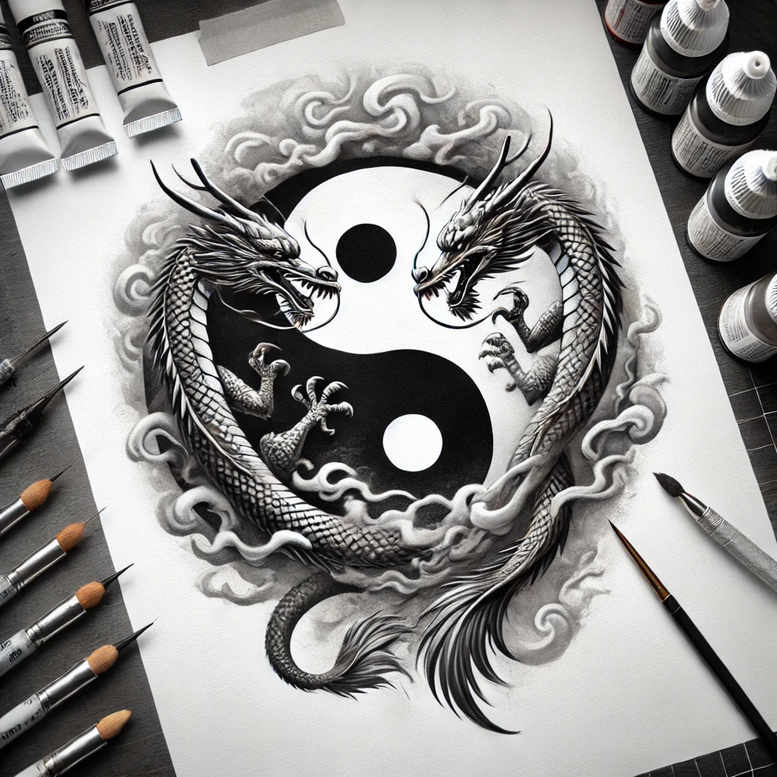single-dot – tattoo design ideas free ai generated – surrealism-hallucinogenic – for-neck – Gallery: other-other-inkby-ai