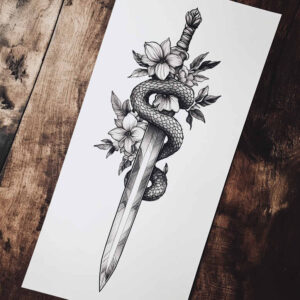 path-and-shadow – tattoo design ideas free ai generated – neotraditional-decorative-elements – for-upper-shoulder – Gallery: path-road-inkby-ai