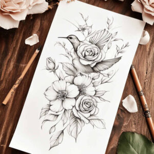 path-hope-symbol – tattoo design ideas free ai generated – neotraditional-sharp-edges – for-triceps – Gallery: path-road-inkby-ai