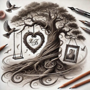 path-in-art – tattoo design ideas free ai generated – surrealism-phantom – for-ankle – Gallery: path-road-inkby-ai