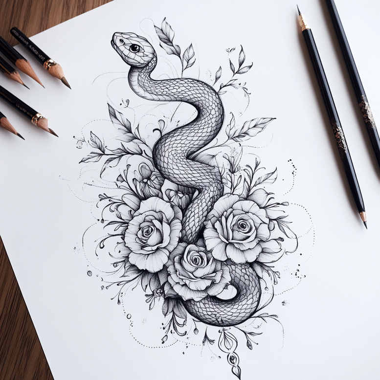 path-in-motion – tattoo design ideas free ai generated – surrealism-fluid-motion – for-wrist-side – Gallery: path-road-inkby-ai