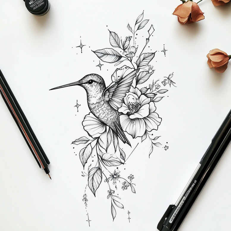 path-tattoo – tattoo design ideas free ai generated – realism-clean-background – for-chest – Gallery: path-road-inkby-ai