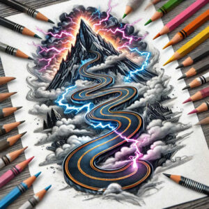 path-with-3d-effect – tattoo design ideas free ai generated – realism-hyper-realistic – for-sternum – Gallery: path-road-inkby-ai