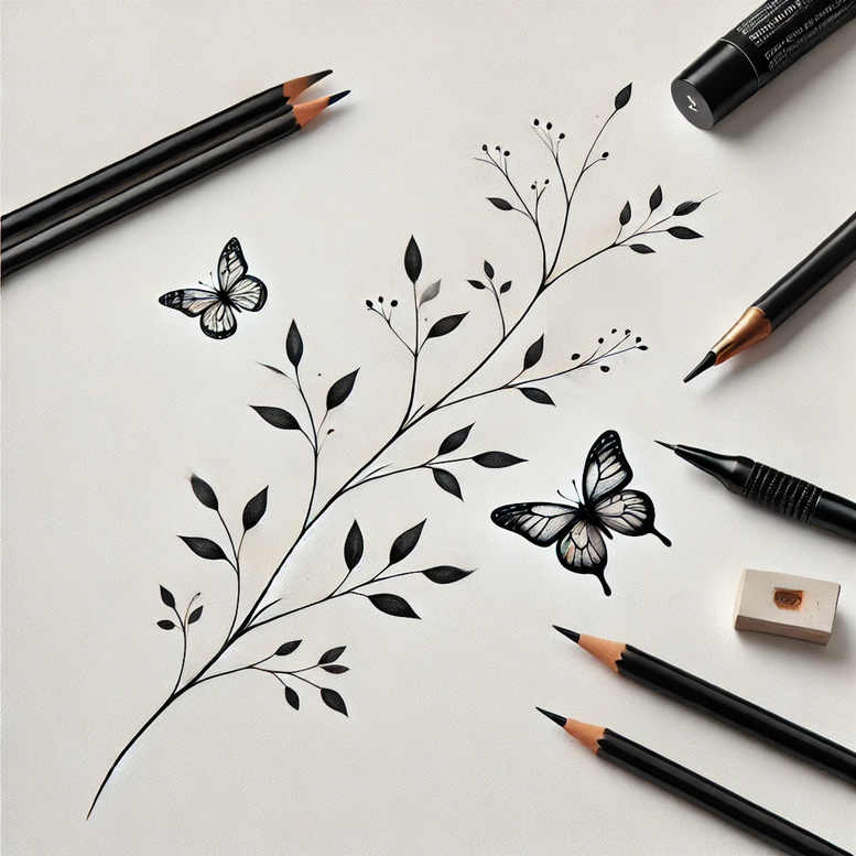 path-road tattoo design ideas Surrealism subconscious themes passage symbol of perseverance