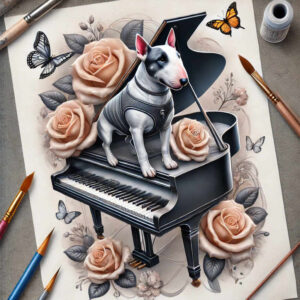 pets-tattoo-ideas – tattoo design ideas free ai generated – clear-cut – for-upper-back – Gallery: pets-inkby-ai