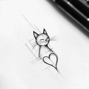pets-tattoo-ideas – tattoo design ideas free ai generated – micro-line – for-fingers – Gallery: pets-inkby-ai