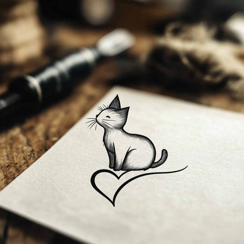 pets-tattoo-ideas – tattoo design ideas free ai generated – miniature – for-thigh – Gallery: pets-inkby-ai