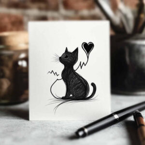 pets-tattoo-ideas – tattoo design ideas free ai generated – pure-outline – for-ribs – Gallery: pets-inkby-ai