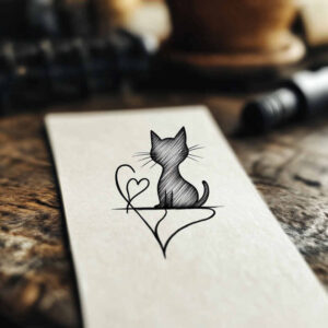 pets-tattoo-ideas – tattoo design ideas free ai generated – soft-touch – for-scapula – Gallery: pets-inkby-ai