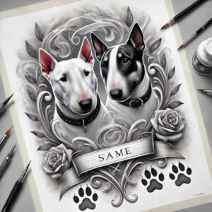 pets tattoo design ideas abstract pet portrait for shoulder