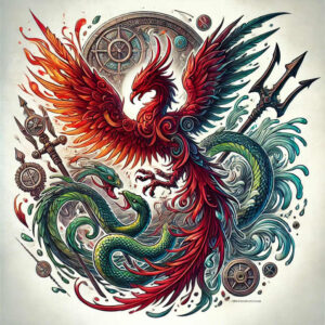 phoenix tattoo design ideas displaced objects mystical for spine