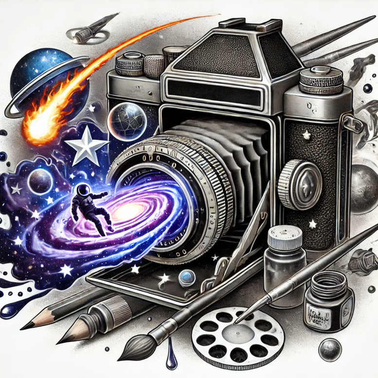studio-photo-tattoo – tattoo design ideas free ai generated – quiet-art – for-nape – Gallery: photography-inkby-ai