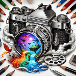 symbolic-photography-tattoo – tattoo design ideas free ai generated – clean-stroke – for-toe – Gallery: photography-inkby-ai