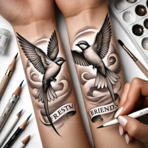 roses tattoo design ideas Realism natural tones garden spirit strength and power