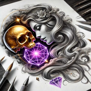 skulls tattoo design ideas Surrealism esoteric decay embodying determination