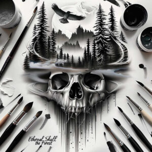 skulls tattoo design ideas Realism perfect proportions gothic for heel