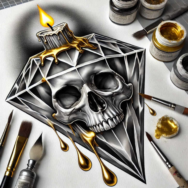 skulls tattoo design ideas ambiguous space gothic meaning determination