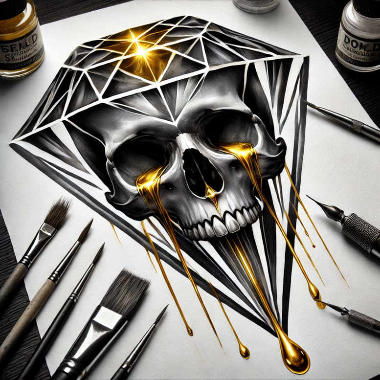 skulls tattoo design ideas geometric spiritual end stands for courage
