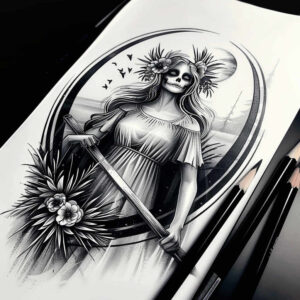 slowianskie-symbole-mityczne-realism-optical-depth-for-side – tattoo design ideas free ai generated – Gallery: slavic-mythology-inkby-ai