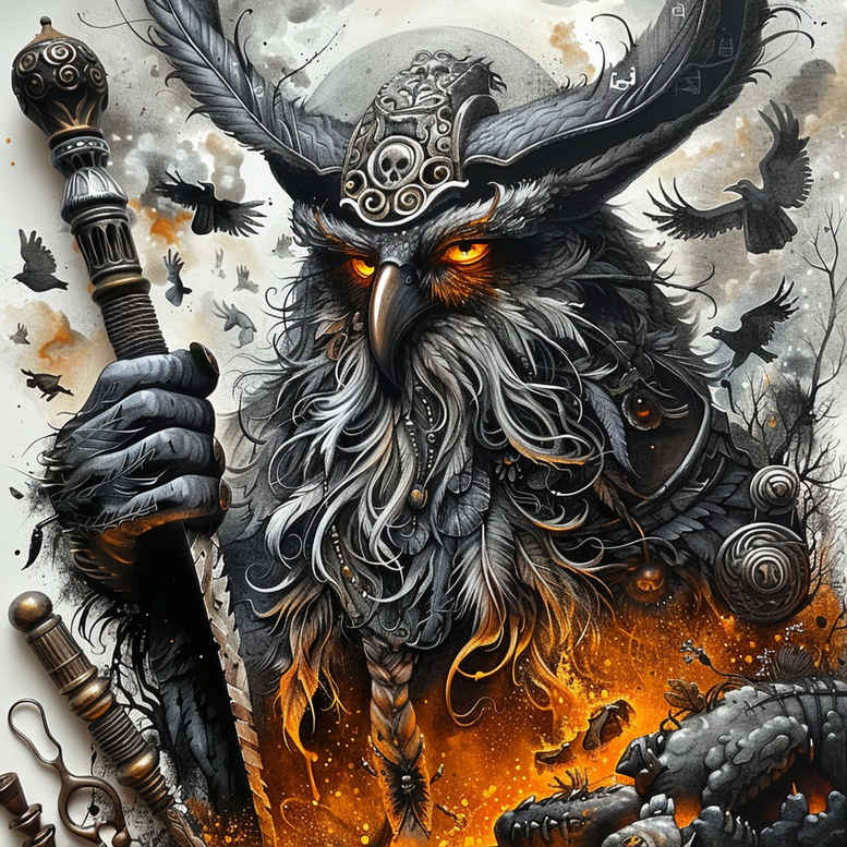 slowianskie-moce-neotraditional-rich-shading-for-hip – tattoo design ideas free ai generated – Gallery: slavic-mythology-inkby-ai
