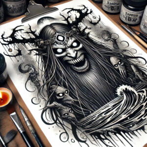 slowianskie-symbole-harmonii-realism-lifelike-for-back-of-neck – tattoo design ideas free ai generated – Gallery: slavic-mythology-inkby-ai