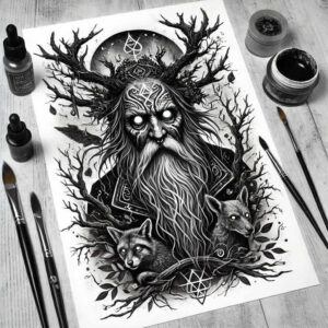 slowianskie-symbole-ochronne-realism-visual-accuracy-for-heel – tattoo design ideas free ai generated – Gallery: slavic-mythology-inkby-ai