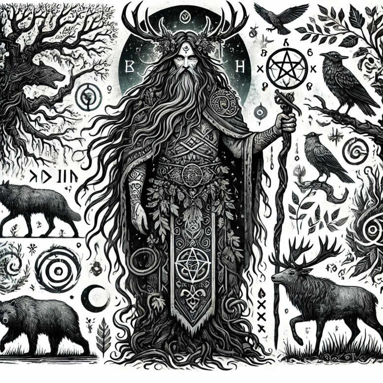 slowianskie-moce-realism-photorealistic-drawing-for-toe – tattoo design ideas free ai generated – Gallery: slavic-mythology-inkby-ai