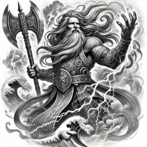 slowianskie-moce-natury-neotraditional-rich-shading-for-hip – tattoo design ideas free ai generated – Gallery: slavic-mythology-inkby-ai