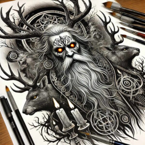 slowianskie-symbole-przemiany-realism-soft-focus-for-hip – tattoo design ideas free ai generated – Gallery: slavic-mythology-inkby-ai