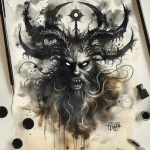 slowianskie-wzory-ornamentalne-realism-high-contrast-for-chest – tattoo design ideas free ai generated – Gallery: slavic-mythology-inkby-ai